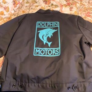 Dope Jacket PINK DOLPHIN x DICKIES. The Jacket is also weather resistant!